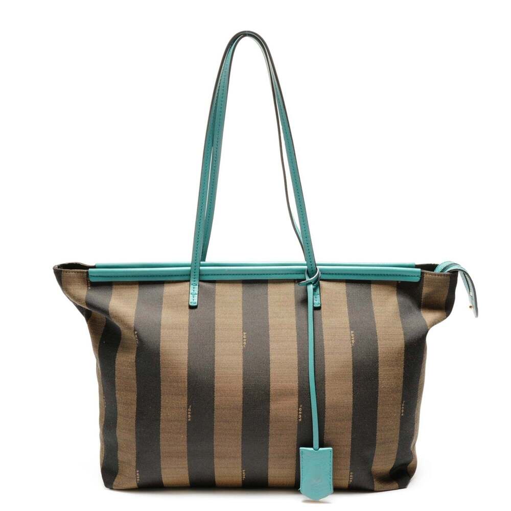 FENDI Brown Leather Shoulder Bag